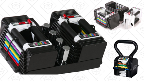 Adjustable Weights Sale | Woot | Free shipping for Prime member, $5 for non-members.